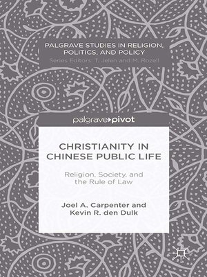 cover image of Christianity in Chinese Public Life